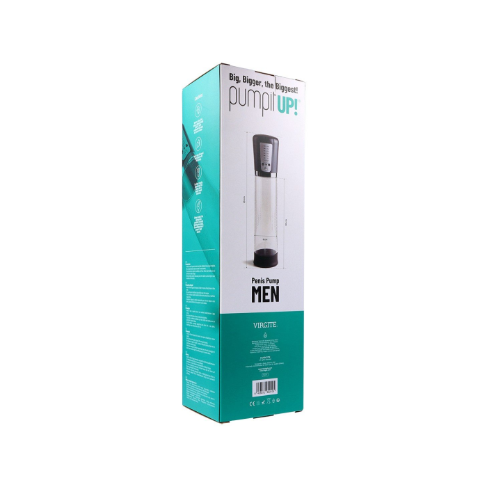 VIRGITE PENIS PUMP MEN-AUTOMATICA POR USB COLOR GRIS